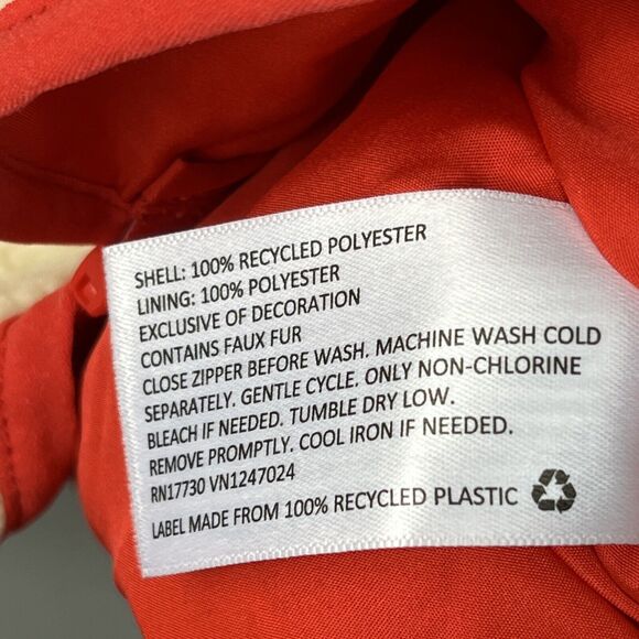 Target x Lego Women’s Sherpa Jacket Size Small Full Zip Contrast Pink Pocket - Picture 6 of 9